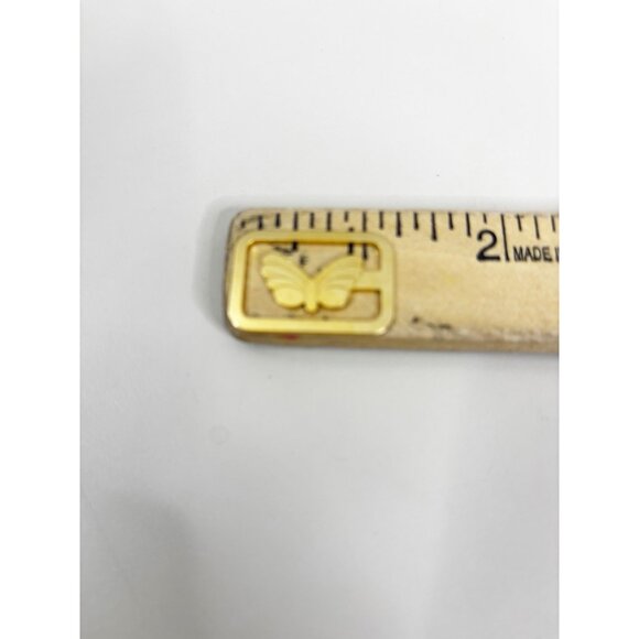 VTG Gold Tone Butterfly Metal  Bookmark Paperclip Made In Italy (Lot of 7) EUC - Picture 4 of 4